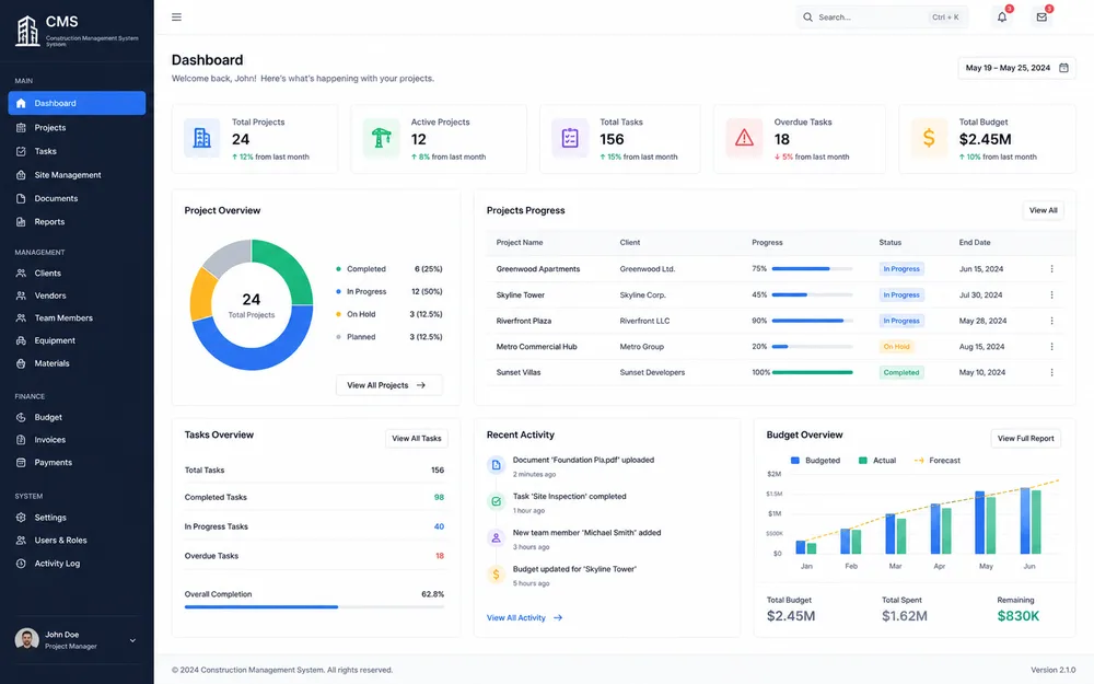 Construction Management System