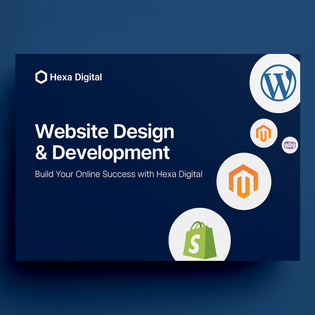 Professional Website Design and Development Services by Hexa Digital in Jamnagar